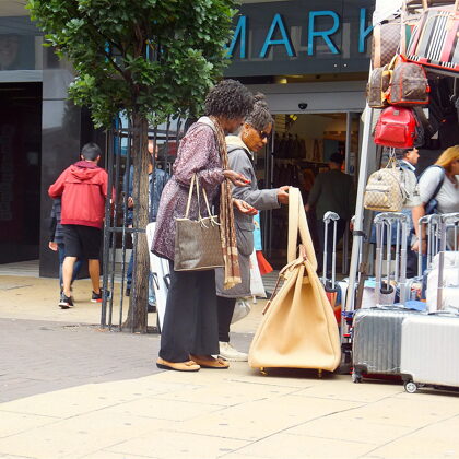 Primark Birkin Bag Ilford Market, East London