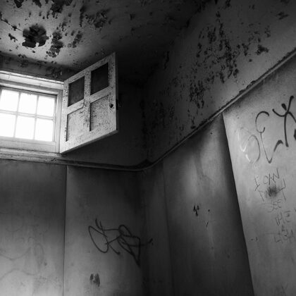 Padded cell in West Park Mental Hospital Psychiatric Asylum
