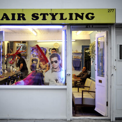 Yaseen hair dresser, Bethnal Green Road, East London