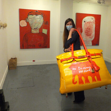 Sainsburys Birkin Bag at Espacio Gallery, East London
