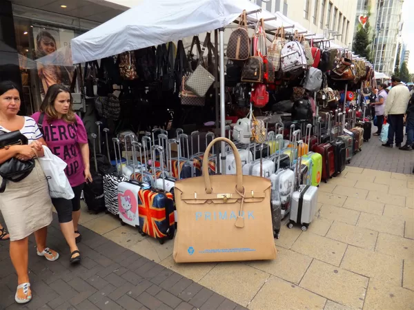 Primark Birkin Bag Ilford Market, East London