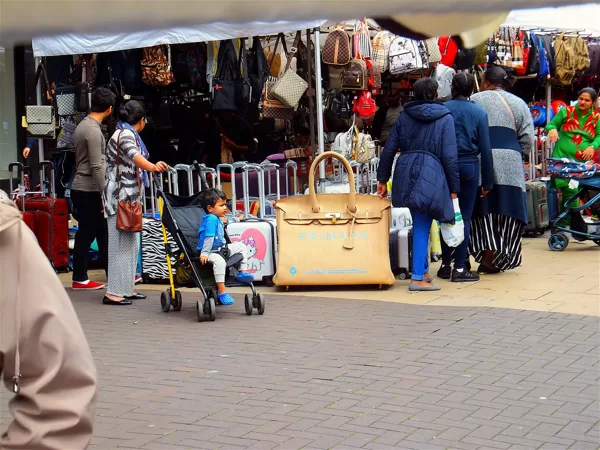 Primark Birkin Bag Ilford Market, East London