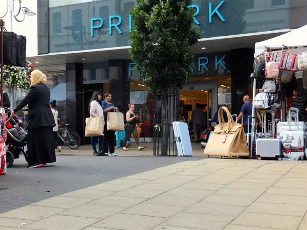 Primark Birkin Bag Ilford Market, East London