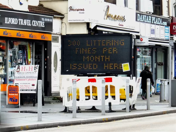 300 LITTERING FINES PER MONTH ISSUED HERE