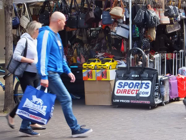 Sports Direct Birkin Bag Ilford Market, East London