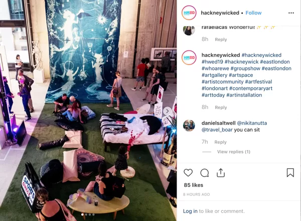www.hackneywicked.co.uk Instagram post