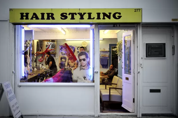 Yaseen hair dresser, Bethnal Green Road, East London