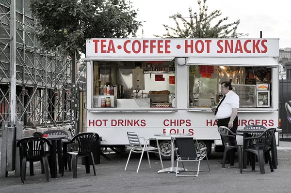 Tea Coffee Snacks, Sclater St, Shoreditch, London