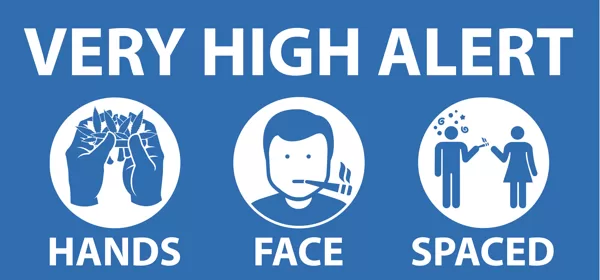 HANDS FACE SPACED