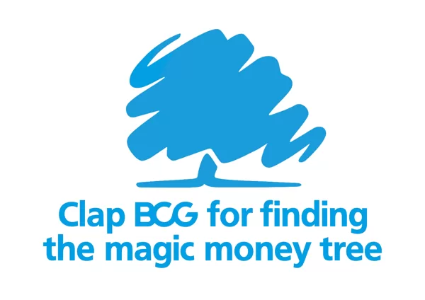 Clap BCG for finding the magic money tree