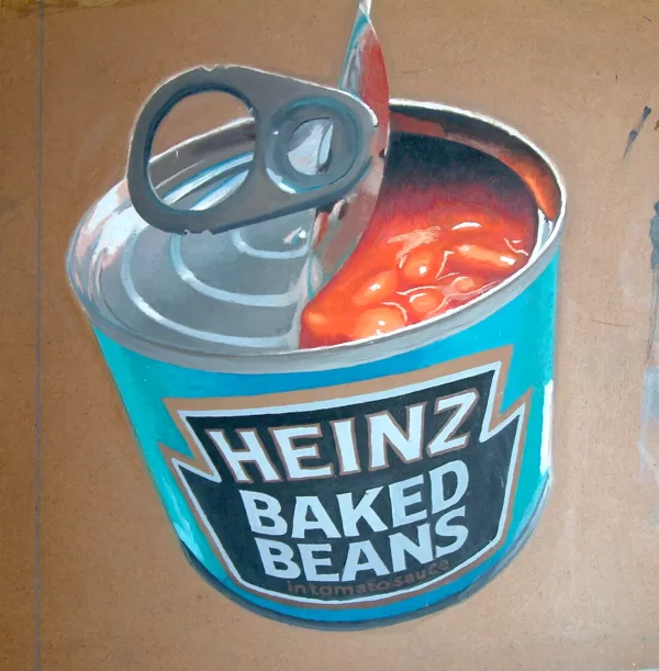 Can of Beans (Oil on Board 2003) www.facebook.com/ctttdining