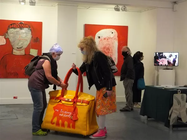 Sainsburys Birkin Bag at Espacio Gallery, East London
