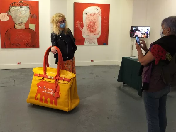 Sainsburys Birkin Bag at Espacio Gallery, East London