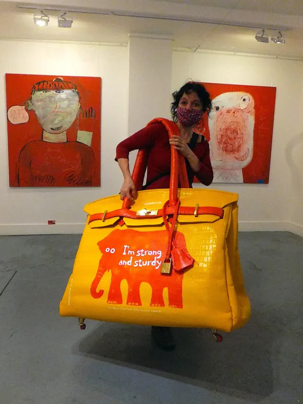 Sainsburys Birkin Bag at Espacio Gallery, East London